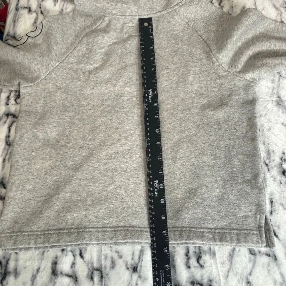 Converse All Star Hoodie Girls Sz M Gray Pullover Casual Logo Cozy Comfy Pacsun‎